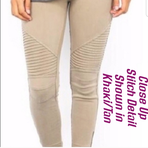 SM/Med MOTO Skinnies with AnkleZip - Picture 7 of 7